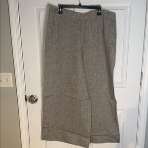 Poetry Women’s Gray Linen Pants